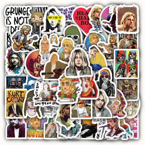 Kurt Cobain Sticker Set