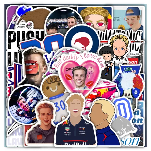 Liam Lawson Sticker Set