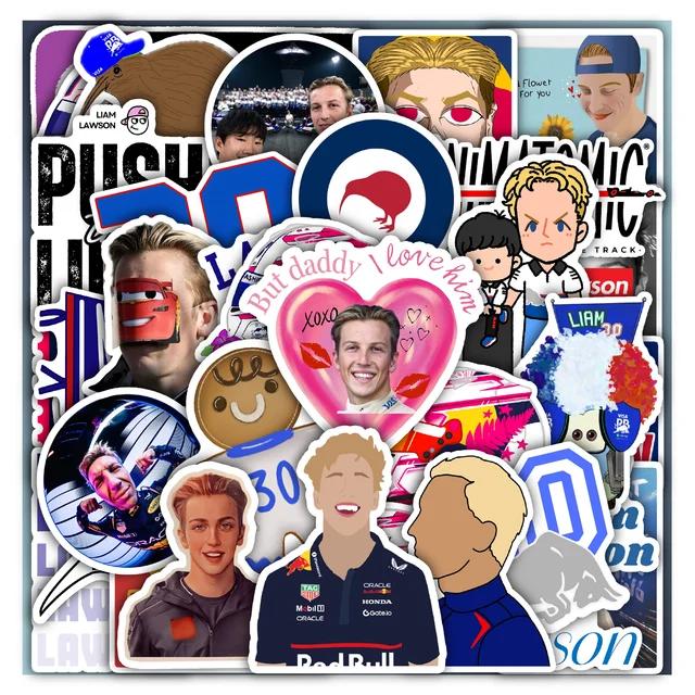 Liam Lawson Sticker Set