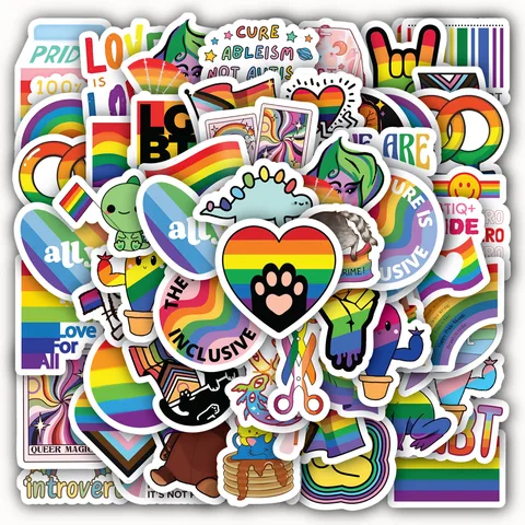 Lgbtqia+ Pride Sticker Set