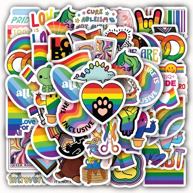 Lgbtqia+ Pride Sticker Set