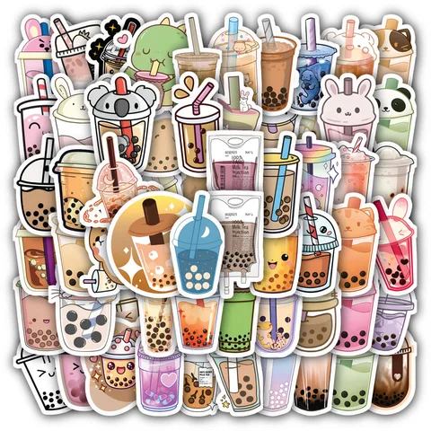 Milk Tea Sticker Set