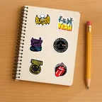 Legendary Rock Band 60s 70s 80s 90s Music Stickers thumbnail 5