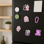 Pink Goth Sticker Set thumbnail 7