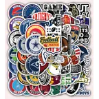 American Football for Rugby Team Fans Stickers thumbnail 1