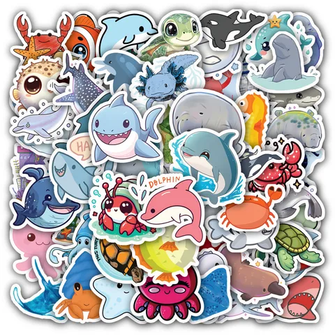 Cute Ocean Animals Stickers