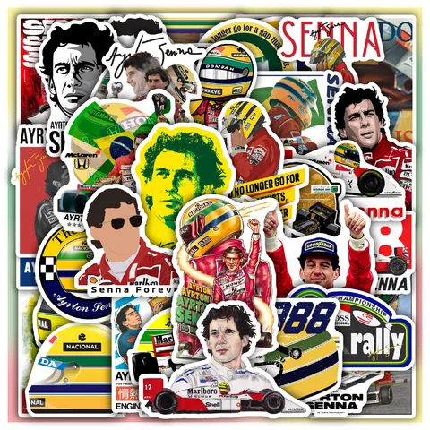 Senna F1 Formula One Sticker