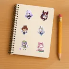 Assorted Uma Musume Sticker Set thumbnail 5