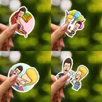 Beavis Black Butthead Sticker Set thumbnail 2