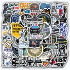 Police Officer Badge Name Tag Stickers thumbnail 1