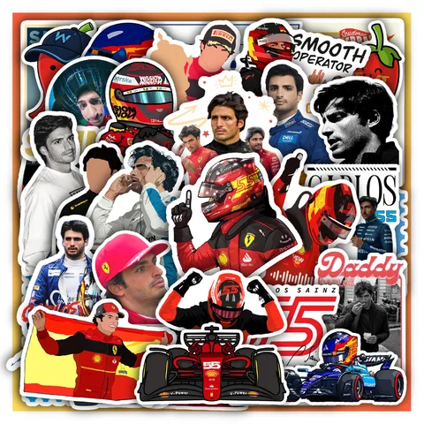 Carlos Sainz Sticker Set