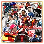 Carlos Sainz Sticker Set thumbnail 1