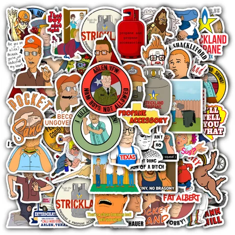 King of the Hill Sticker Set