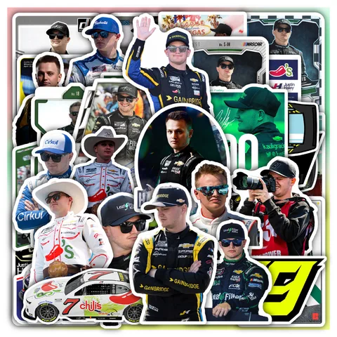 Justin Haley Sticker Set