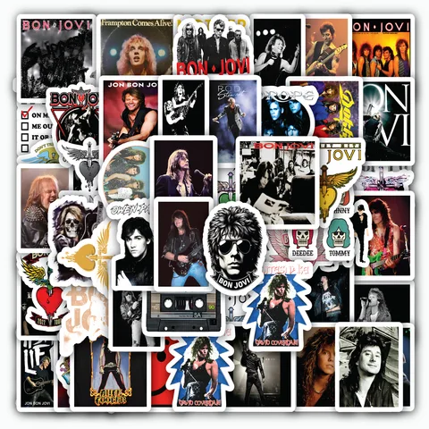 Jon Bon Jovi Sticker Set