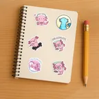Cute Axolotl Sticker Set thumbnail 5