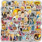 Beavis Black Butthead Sticker Set thumbnail 1