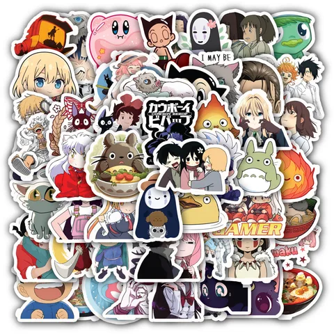 Japanese Cartoon Sticker Set