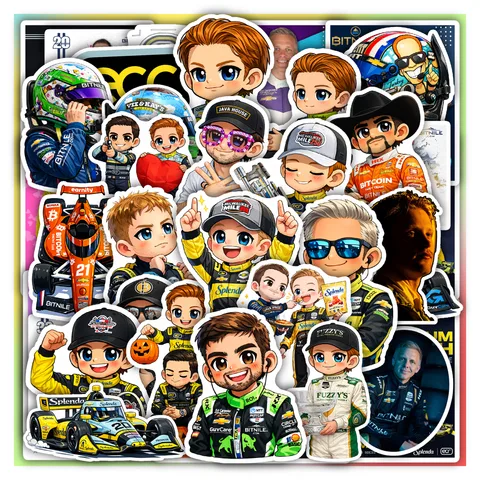 Ed Carpenter Racing Sticker Set