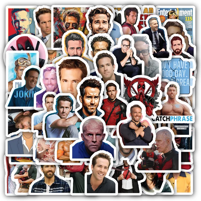 Ryan Reynolds Sticker Set