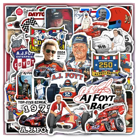 Aj Foyt Racing Sticker Set