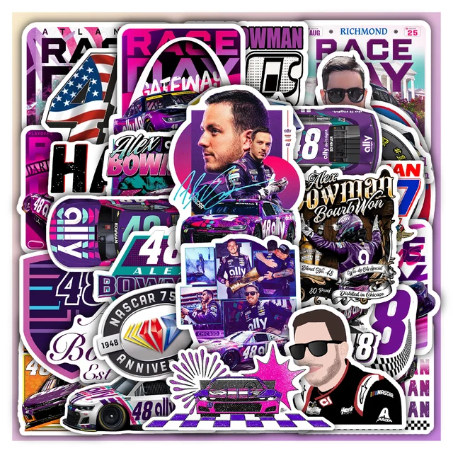 Alex Bowman Sticker Set