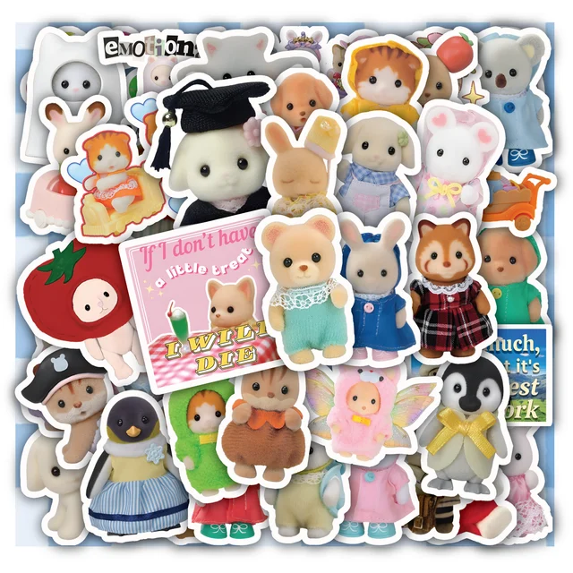 Calico Critter Sylvanian Families Sticker Set