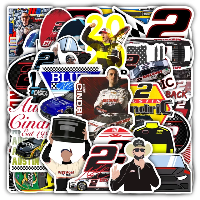 Austin Cindric Sticker Set