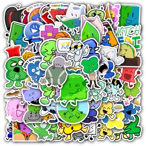 Bfdi Sticker Set