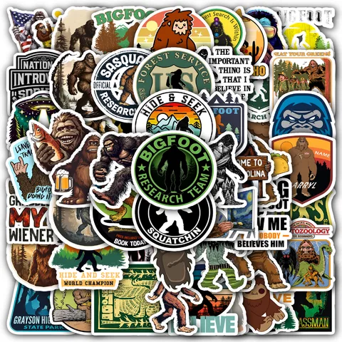 Bigfoot Sticker Set