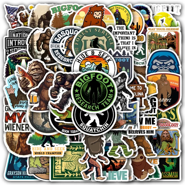 Bigfoot Sticker Set