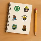 Miniatura 5 de Smokey Bear Alt National Park Stickers