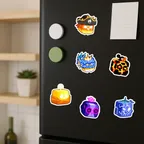 Block Fruit Sticker Set thumbnail 7