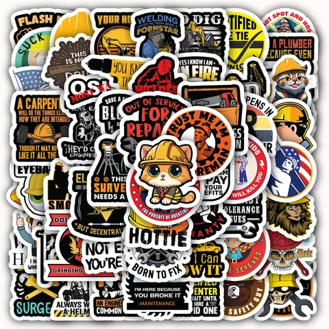 Hard Hat Stickers