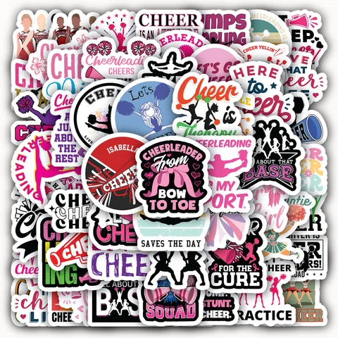 Cheerleading Sticker Set