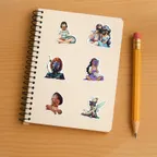 Princess Reading Book Sticker Set thumbnail 5