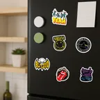 Legendary Rock Band 60s 70s 80s 90s Music Stickers thumbnail 7