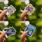 Clearance Raccoon Sticker Set thumbnail 2