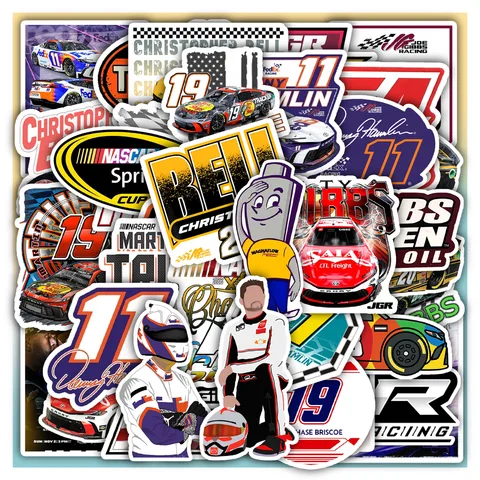 Joe Gibbs Racing Sticker Set