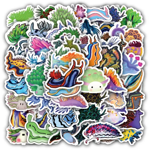 Nudibranchs Sea Slugs Sticker Set