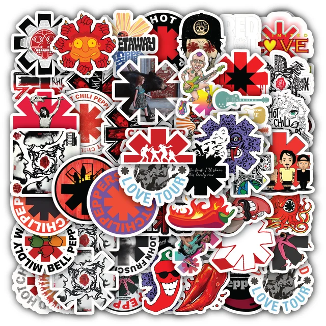 Red Hot Chili Peppers Sticker Set