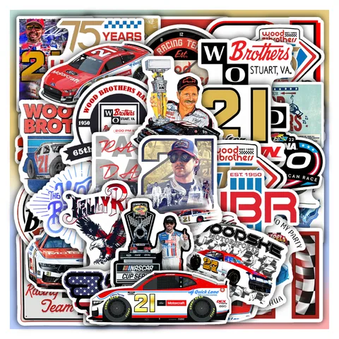 Wood Brothers Racing Sticker Set
