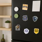 Police Officer Badge Name Tag Stickers thumbnail 7