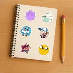 Cartoon Figures Sticker Set thumbnail 5