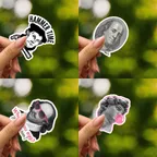 Sarcastic Historical Figure Sticker Set thumbnail 2