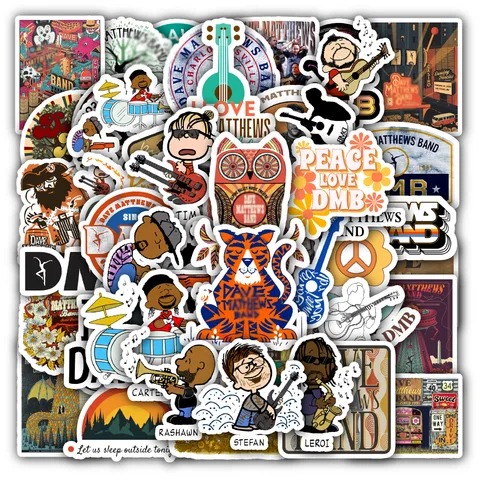 Dave Matthew Band Sticker Set