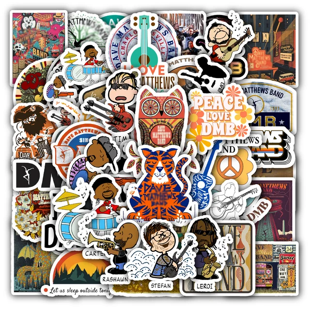 Dave Matthew Band Sticker Set