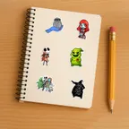 The Nightmare Before Christmas Sticker Set thumbnail 2