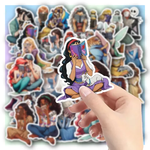 Princess Reading Book Sticker Set