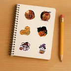 Miniatura 5 de Halloween Sticker Set